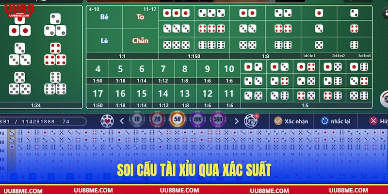 Soi cầu tài xỉu qua xác suất